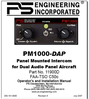 PM1000-DAP Intercom Manual